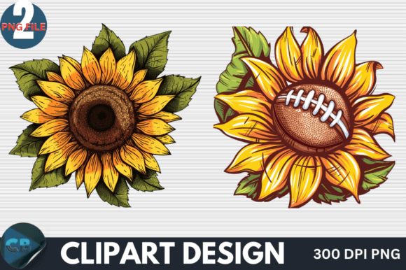 Download Sunflower Football Clipart PNG - Football clipart Collection
