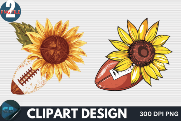 Download Sunflower Football Clipart PNG - Football clipart Collection