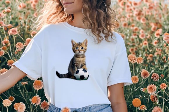 Download Cat Playing Football Clipart PNG - Football clipart Collection