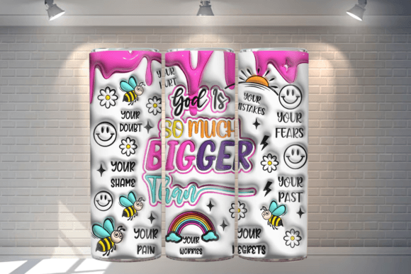 Download God is so Much Bigger Than 3d Tumbler - Tumbler Collection