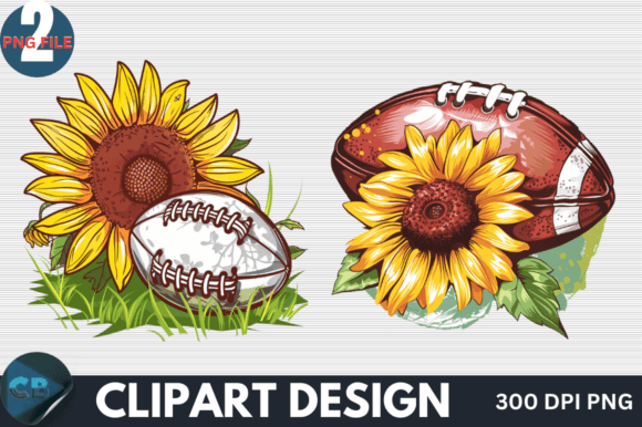 Download Sunflower Football Clipart PNG - Football clipart Collection