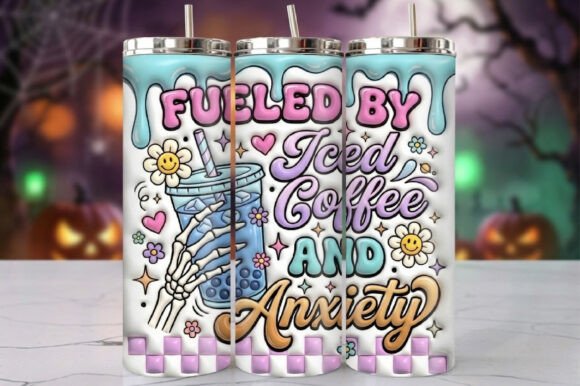 Download Skeleton Hand Iced Coffee Tumbler Wrap - Tumbler Collection