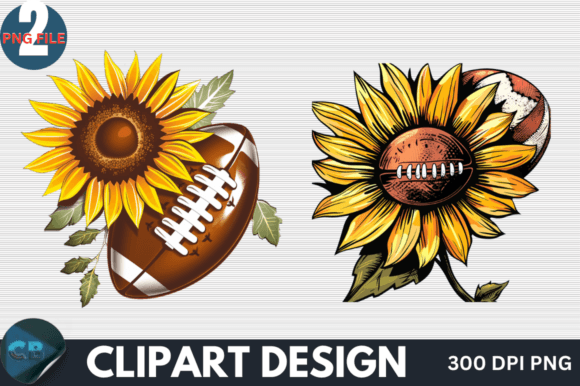 Download Sunflower Football Clipart PNG - Football clipart Collection