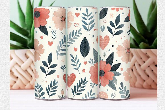 Download Flower Tumbler Wrap - Tumbler Collection