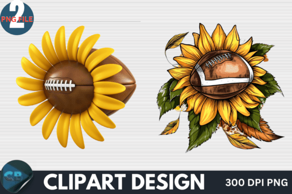 Download Sunflower Football Clipart PNG - Football clipart Collection