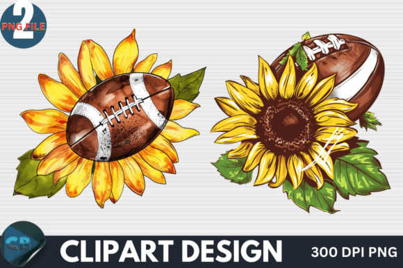Download Sunflower Football Clipart PNG - Football clipart Collection