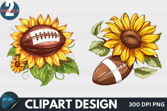 Download Sunflower Football Clipart PNG - Football clipart Collection