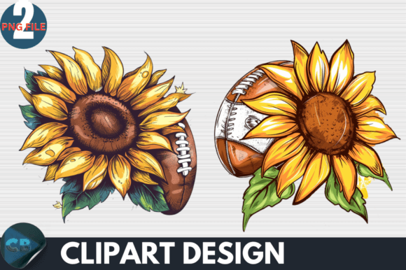 Download Sunflower Football Clipart PNG - Football clipart Collection