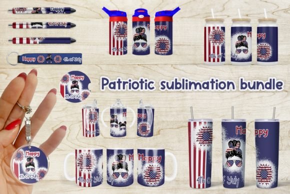 Download Patriotic Sublimation Design Bundle - Premium Resources