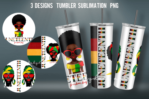 Download Juneteenth Tumbler Sublimation Design - Tumbler Collection