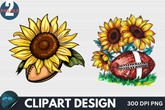 Download Sunflower Football Clipart PNG - Football clipart Collection
