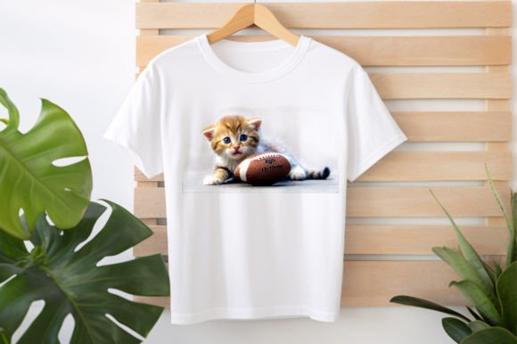 Download Cat Playing Football Clipart PNG - Football clipart Collection