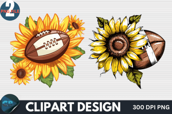 Download Sunflower Football Clipart PNG - Football clipart Collection