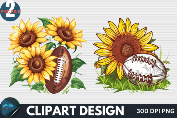 Download Sunflower Football Clipart PNG - Football clipart Collection