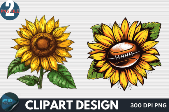 Download Sunflower Football Clipart PNG - Football clipart Collection